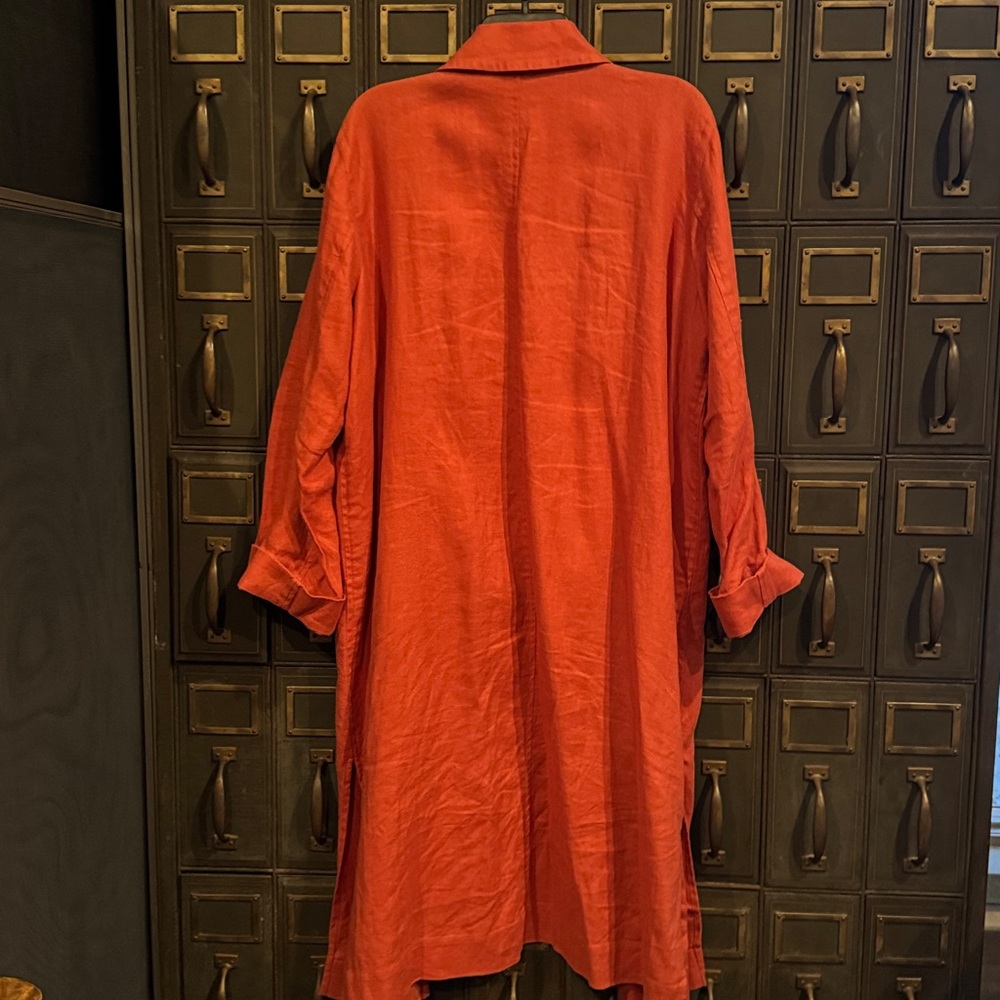 Eileen fisher linen coat/duster - Picture 6 of 6
